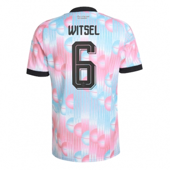 Billige Fotballdrakt Belgia Axel Witsel #6 Replika Bortedrakt VM 2026 Kortermet